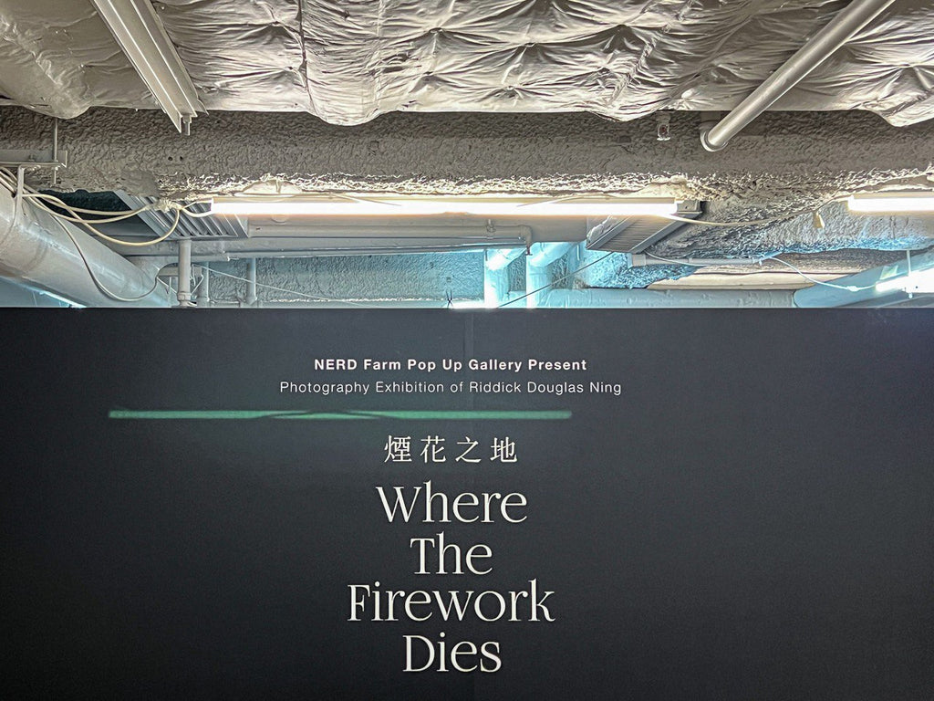 Where the Firework Dies Riddick Douglas Ning Photography Exhibition in Hong Kong Heath by NERD Farm Pop Up Gallery 