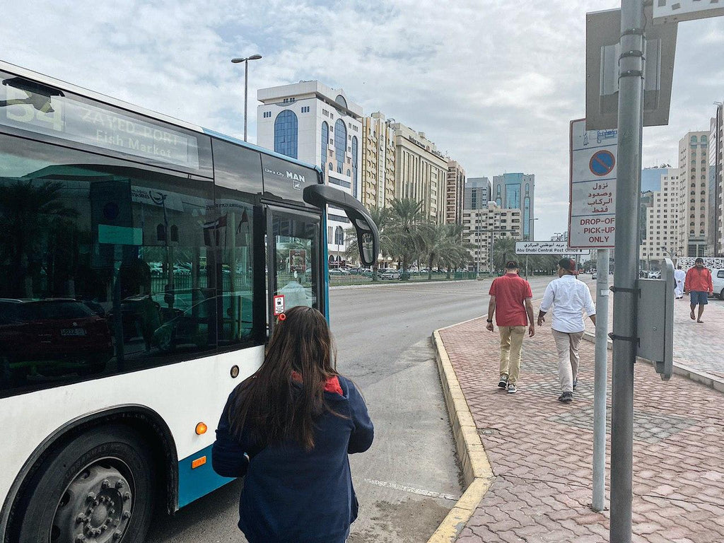 Taking a Bus in Abu Dhabi
