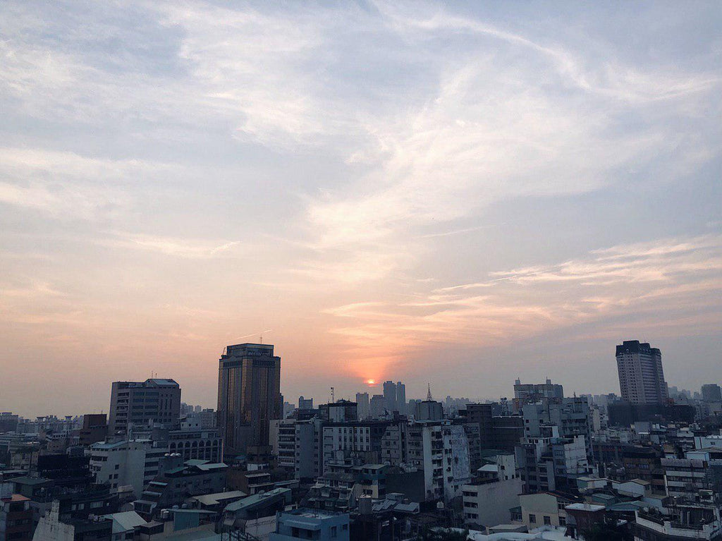 Sunset from Qianyue Building
